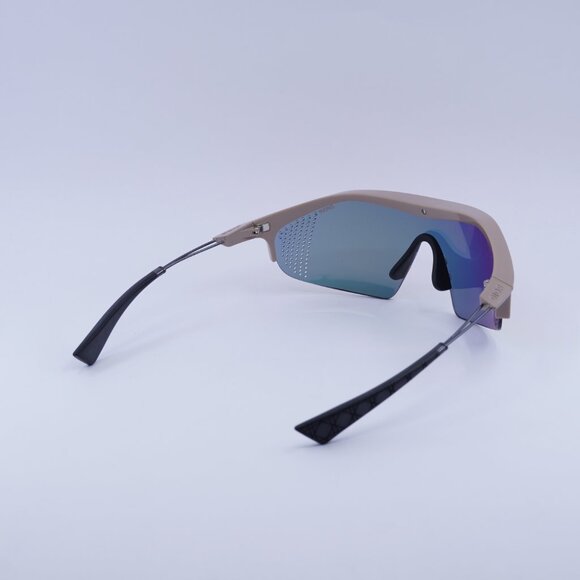 Dior DIORXPLORER M1U 40J7 Sunglasses Nude Shield Frame, Red Mirror Lenses - Picture 9 of 10